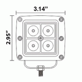 Photo of Cube Flood Light by AJK Offroad - Premium for UTVs / Side by Sides
