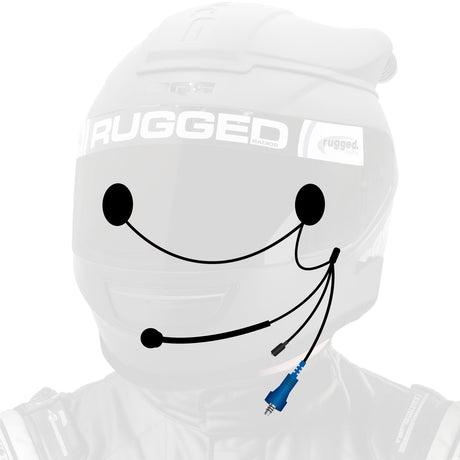 Photo of Helmet Kit with Alpha Audio Speakers, Mic & 3.5mm Earbud Jack - OFFROAD Wired - CLEARANCE by Rugged Radios - Premium for UTVs / Side by Sides