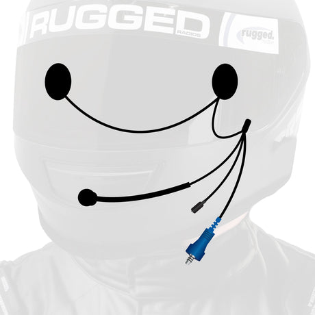 Photo of RUGGED Wired Helmet Kit with Alpha Audio Speakers, Mic, and 3.5mm Jack by Rugged Radios - Premium for UTVs / Side by Sides