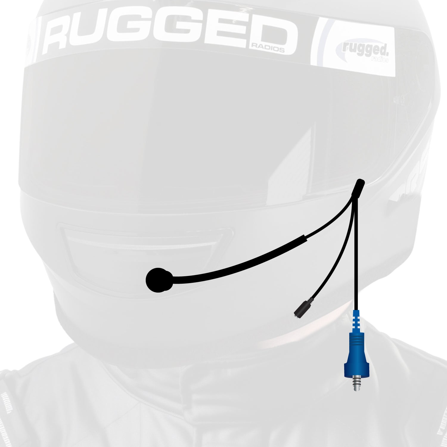 Photo of RUGGED Wired Helmet Kit with Mic and 3.5mm Jack by Rugged Radios - Premium for UTVs / Side by Sides