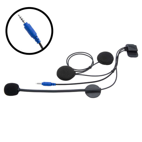 Photo of SUPER SPORT Wired Helmet Kit with Alpha Audio Speakers and Mic by Rugged Radios - Premium for UTVs / Side by Sides