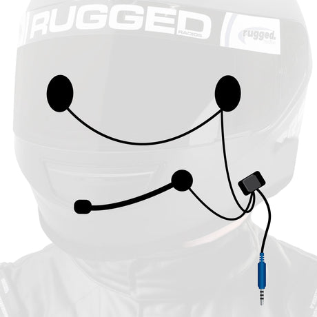 Photo of SUPER SPORT Wired Helmet Kit with Alpha Audio Speakers and Mic by Rugged Radios - Premium for UTVs / Side by Sides