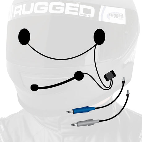 Photo of RUGGED Wired / STX Stereo Helmet Kit with Alpha Audio Speakers and Mic by Rugged Radios - Premium for UTVs / Side by Sides