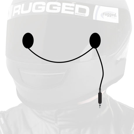 Photo of In-Helmet Speakers with 3.5mm Plug by Rugged Radios - Premium for UTVs / Side by Sides