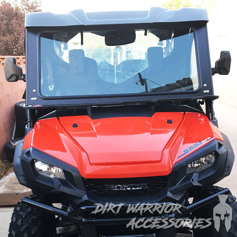 Photo of Dirt Warrior Accessories - Honda Pioneer 1000 Front Windshield 2016+ by Dirt Warrior Accessories - Premium WINDSHIELD for UTVs / Side by Sides
