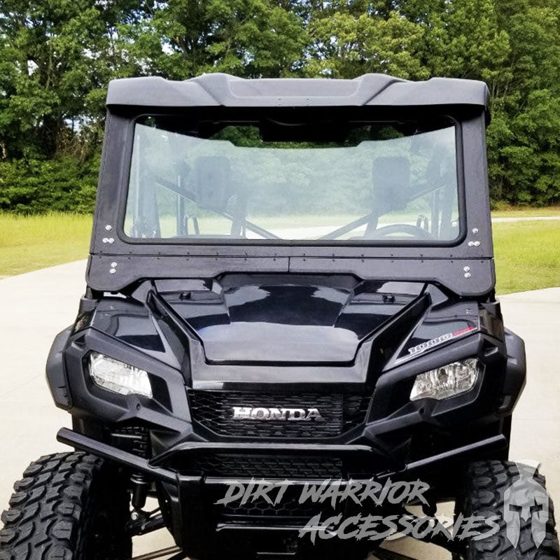 Photo of Dirt Warrior Accessories - Honda Pioneer 1000 Front Windshield 2016+ by Dirt Warrior Accessories - Premium WINDSHIELD for UTVs / Side by Sides