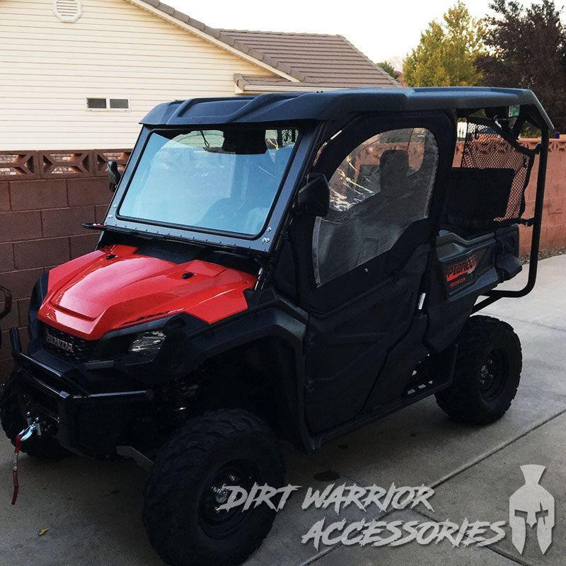 Photo of Dirt Warrior Accessories - Honda Pioneer 1000 Front Windshield 2016+ by Dirt Warrior Accessories - Premium WINDSHIELD for UTVs / Side by Sides