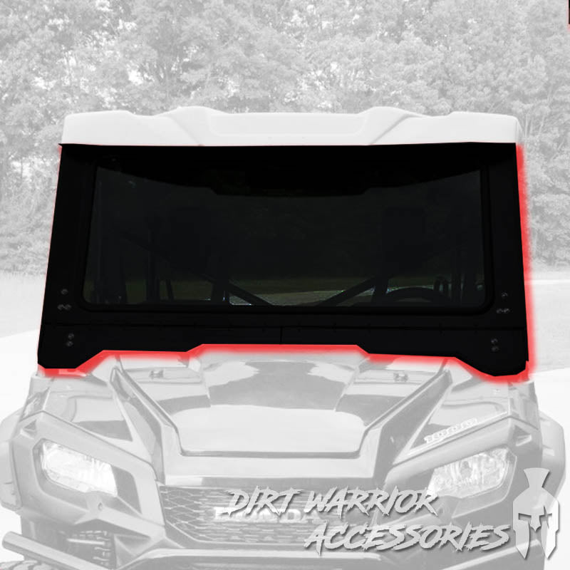 Photo of Dirt Warrior Accessories - Honda Pioneer 1000 Front Windshield 2016+ by Dirt Warrior Accessories - Premium WINDSHIELD for UTVs / Side by Sides
