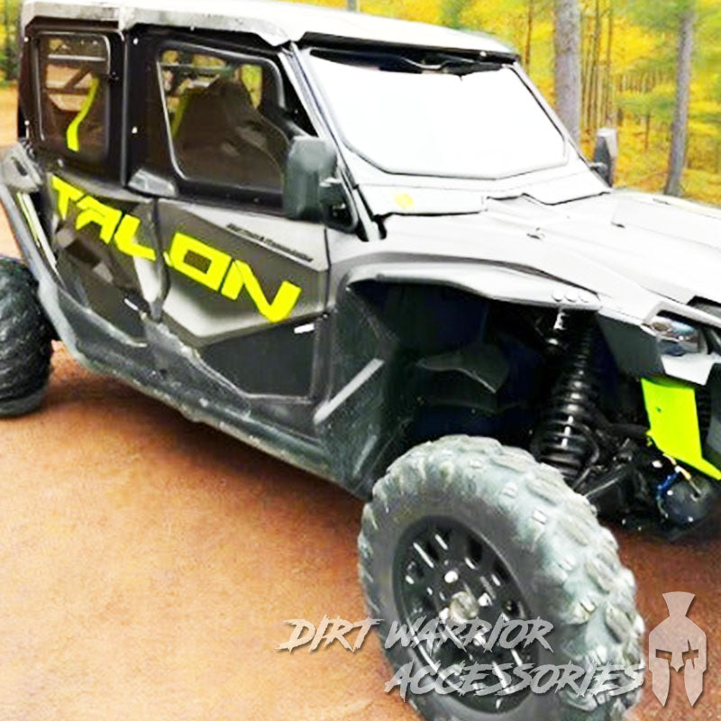 Photo of Dirt Warrior Accessories - Honda Talon 1000 4-Seat Cab Enclosure "THE VAULT" 2019-2025 Upper Side Doors & Panels (Patent Pending) by Dirt Warrior Accessories - Premium Cab Enclosures for UTVs / Side by Sides