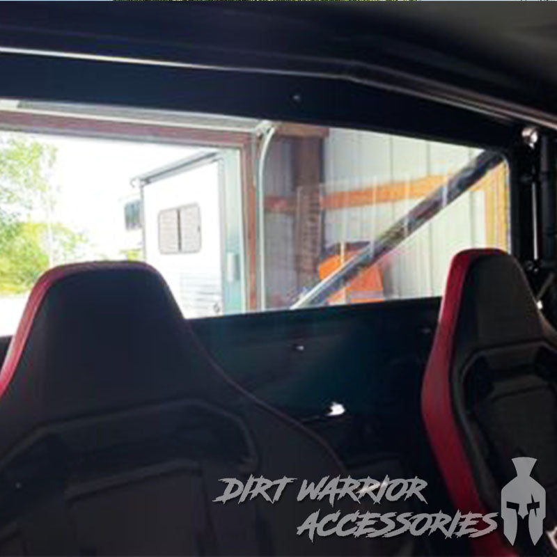 Photo of Dirt Warrior Accessories - Honda Talon 2-Seat Rear Windshield 2019+ by Dirt Warrior Accessories - Premium WINDSHIELD for UTVs / Side by Sides