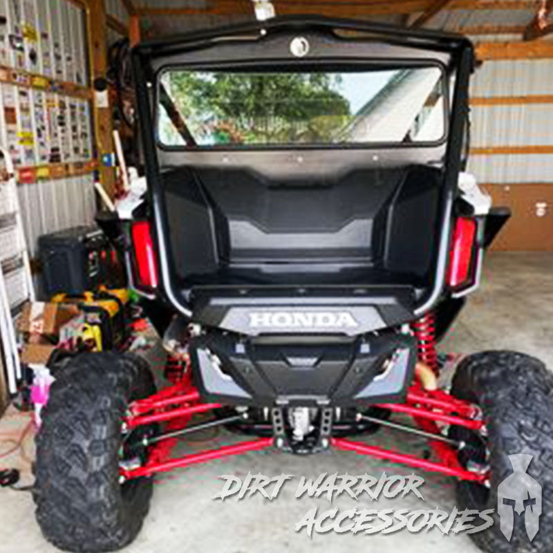 Dirt Warrior Accessories - Honda Talon 2-Seat Rear Windshield 2019+