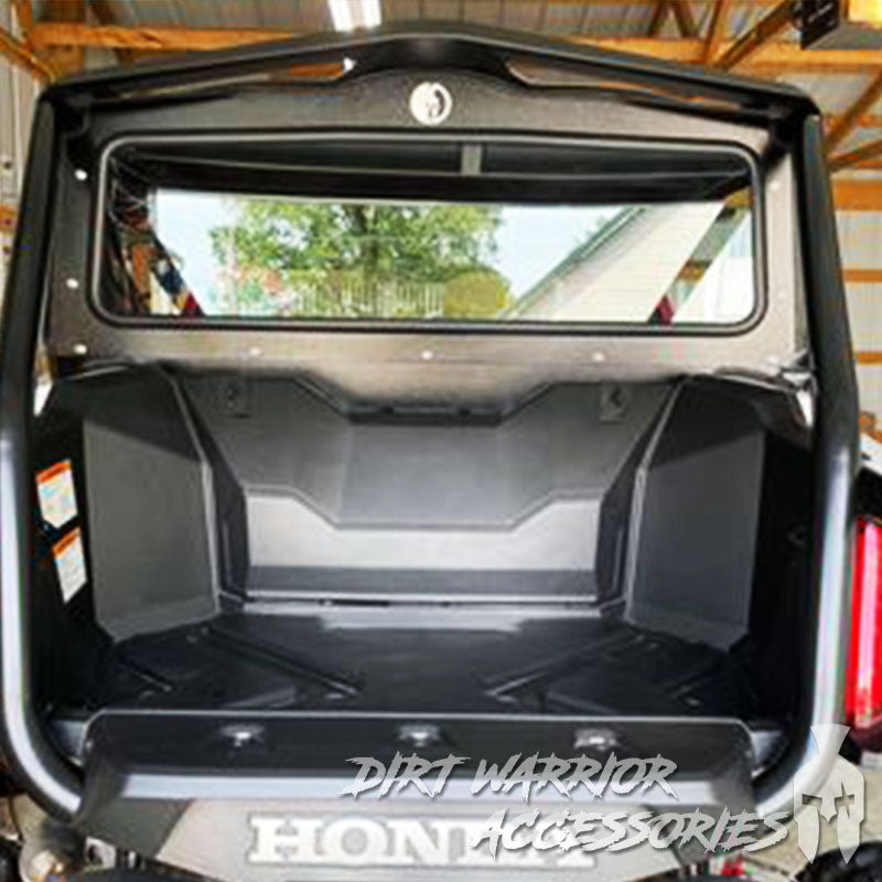 Photo of Dirt Warrior Accessories - Honda Talon 2-Seat Rear Windshield 2019+ by Dirt Warrior Accessories - Premium WINDSHIELD for UTVs / Side by Sides