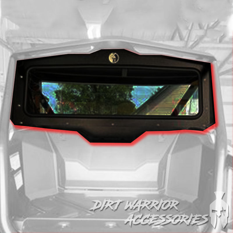 Photo of Dirt Warrior Accessories - Honda Talon 2-Seat Rear Windshield 2019+ by Dirt Warrior Accessories - Premium WINDSHIELD for UTVs / Side by Sides