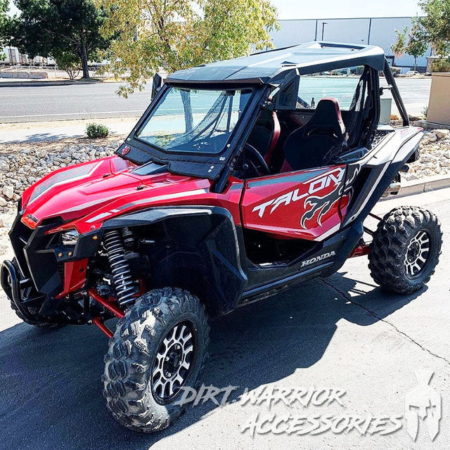 Photo of Dirt Warrior Accessories - Honda Talon Front Windshield 2019+ by Dirt Warrior Accessories - Premium WINDSHIELD for UTVs / Side by Sides