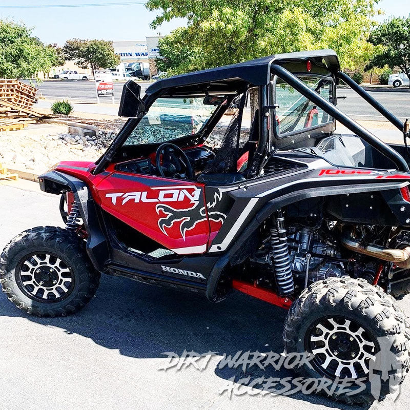 Photo of Dirt Warrior Accessories - Honda Talon Front Windshield 2019+ by Dirt Warrior Accessories - Premium WINDSHIELD for UTVs / Side by Sides