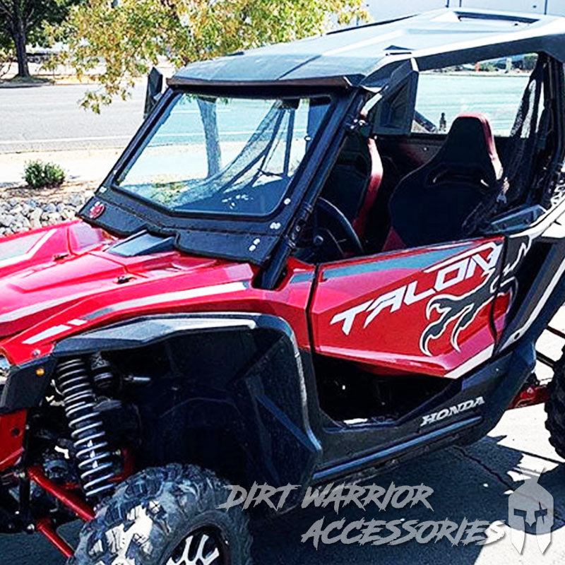 Photo of Dirt Warrior Accessories - Honda Talon Front Windshield 2019+ by Dirt Warrior Accessories - Premium WINDSHIELD for UTVs / Side by Sides