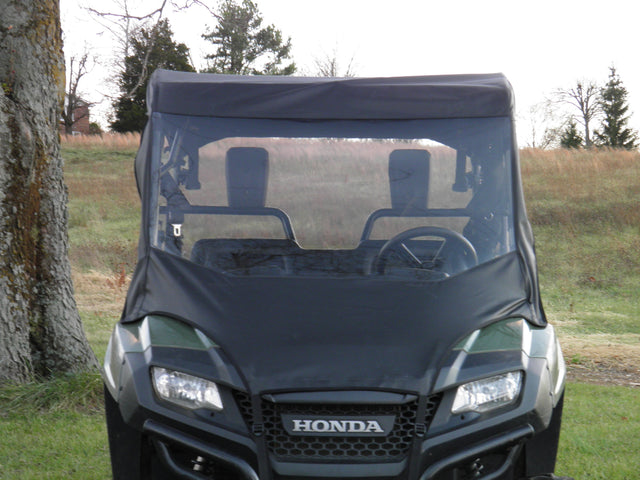 Photo of Honda Pioneer 700 4-Seater - Vinyl Windshield/Top/Rear Combo by 3 Star UTV - Premium Enclosures for UTVs / Side by Sides