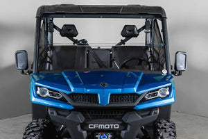 CFMoto UForce 1000 3/16" Standard Half UTV Windshield - Pro Fit Frame