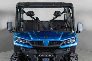 CFMoto UForce 1000 3/16" Scratch Resistant Half UTV Windshield - Pro Fit Frame