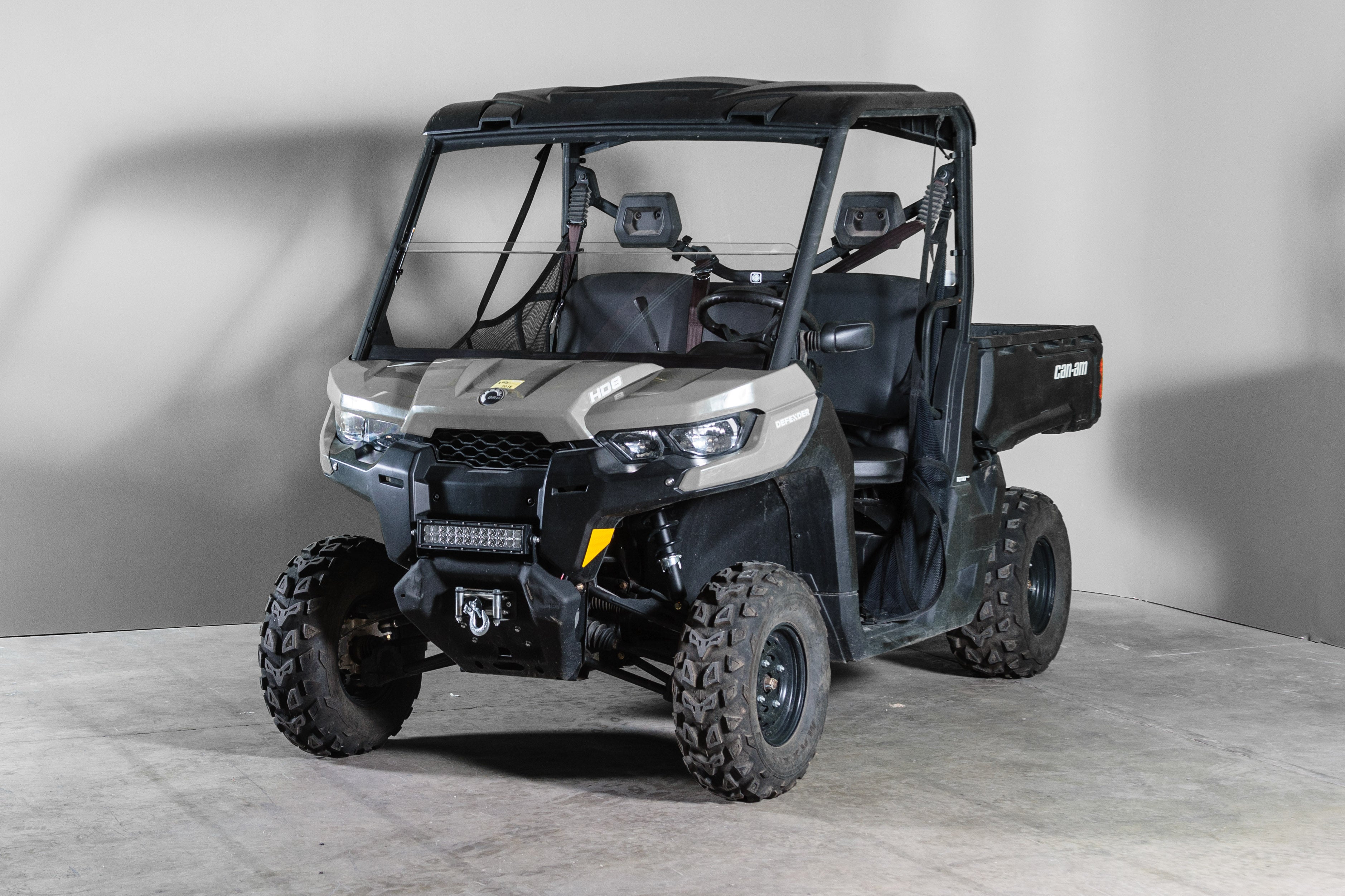 Photo of CAN-AM DEFENDER WITH PRO FIT FRAME HALF UTV WINDSHIELD (TK00171, TK00371 & TK00475) by TerraRider UTV Windshields & Accessories - Premium for UTVs / Side by Sides