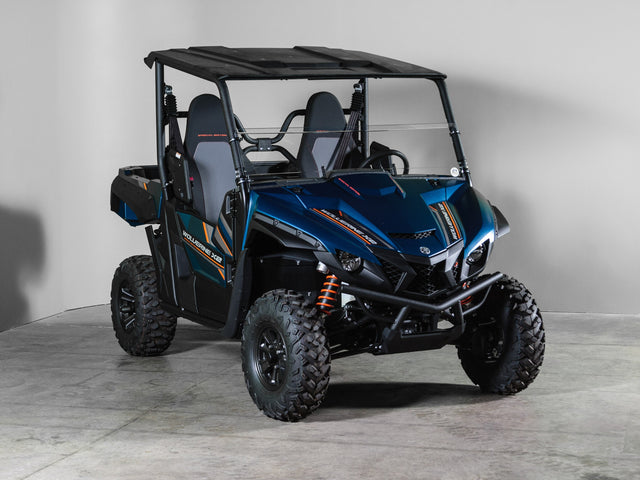 Photo of TK00868 YAMAHA WOLVERINE X2, 2 AND 4 SEATER HALF UTV WINDSHIELD - SCRATCH RESISTANT 1/4” by TerraRider UTV Windshields & Accessories - Premium for UTVs / Side by Sides