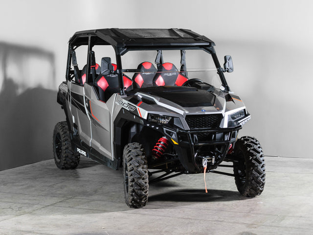 Photo of TK00798 POLARIS GENERAL WITH PRO FIT FRAME HALF UTV WINDSHIELD - STANDARD 3/16" by TerraRider UTV Windshields & Accessories - Premium for UTVs / Side by Sides