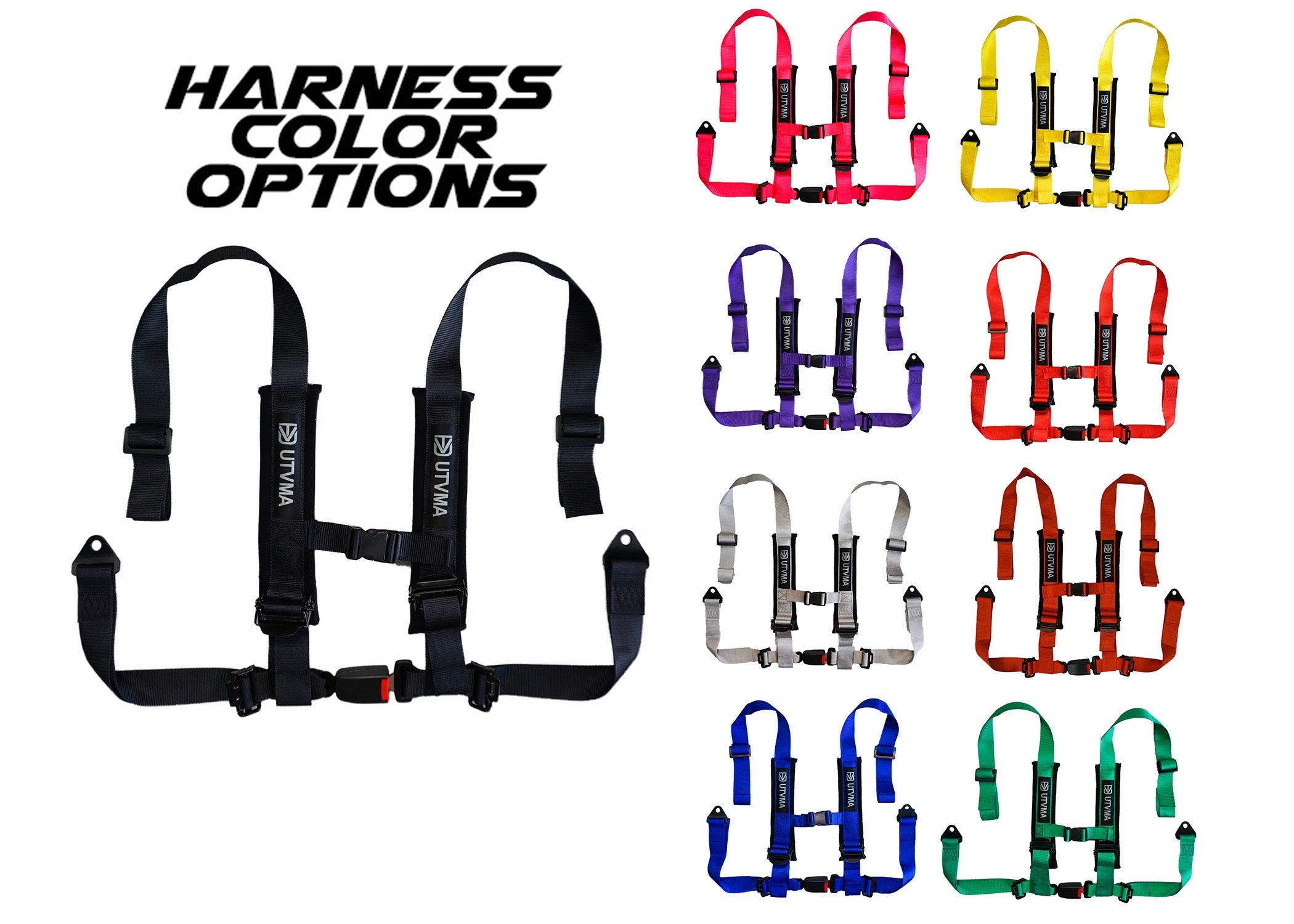 Photo of RZR 4 900 Bump Seat Set (Front and Rear) by UTV Mountain Accessories - Premium Bump Seats for UTVs / Side by Sides