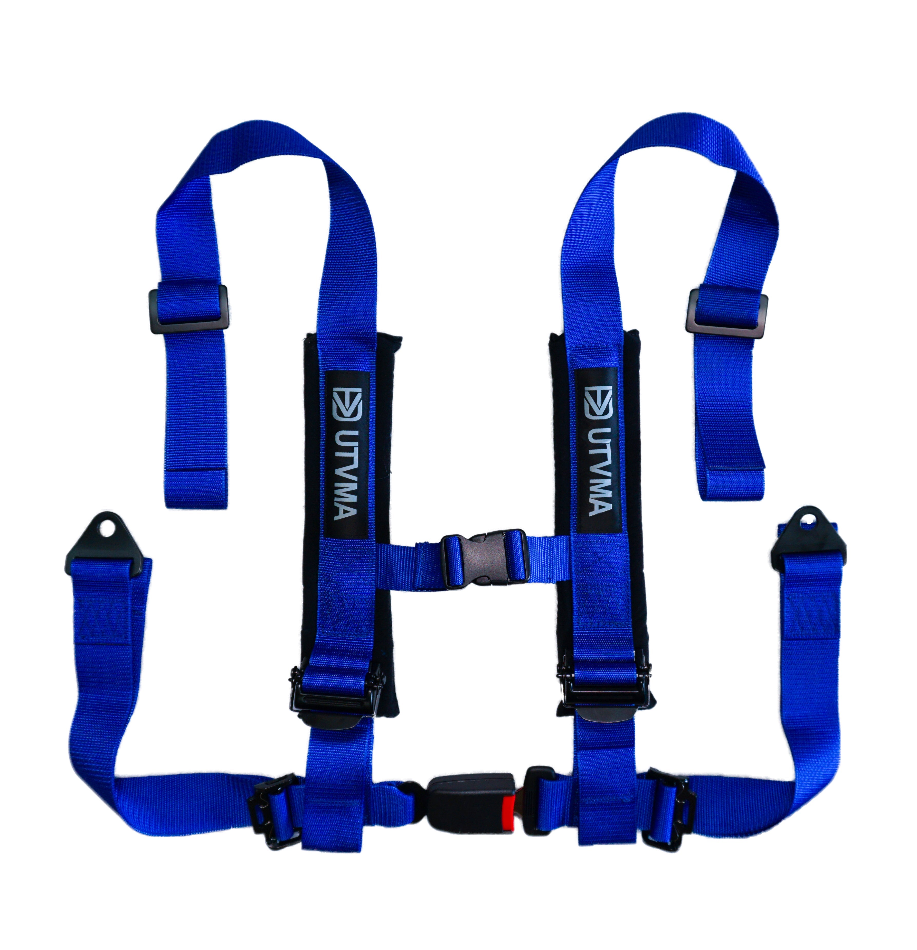 2-inch 4-point Harness with Auto Buckle - Safe + Comfortable (2023)