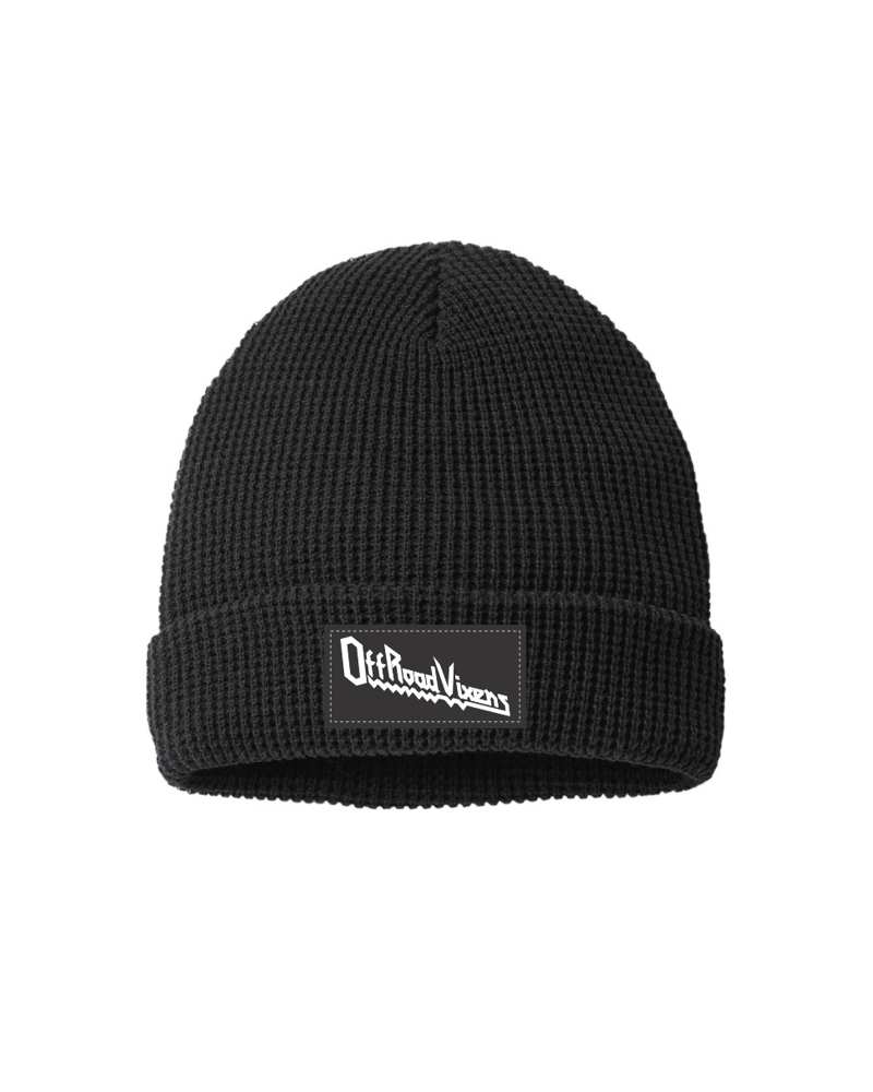 Photo of Heavy Metal Waffle Beanie by OFF-ROAD VIXENS CLOTHING CO. - Premium Hats for UTVs / Side by Sides