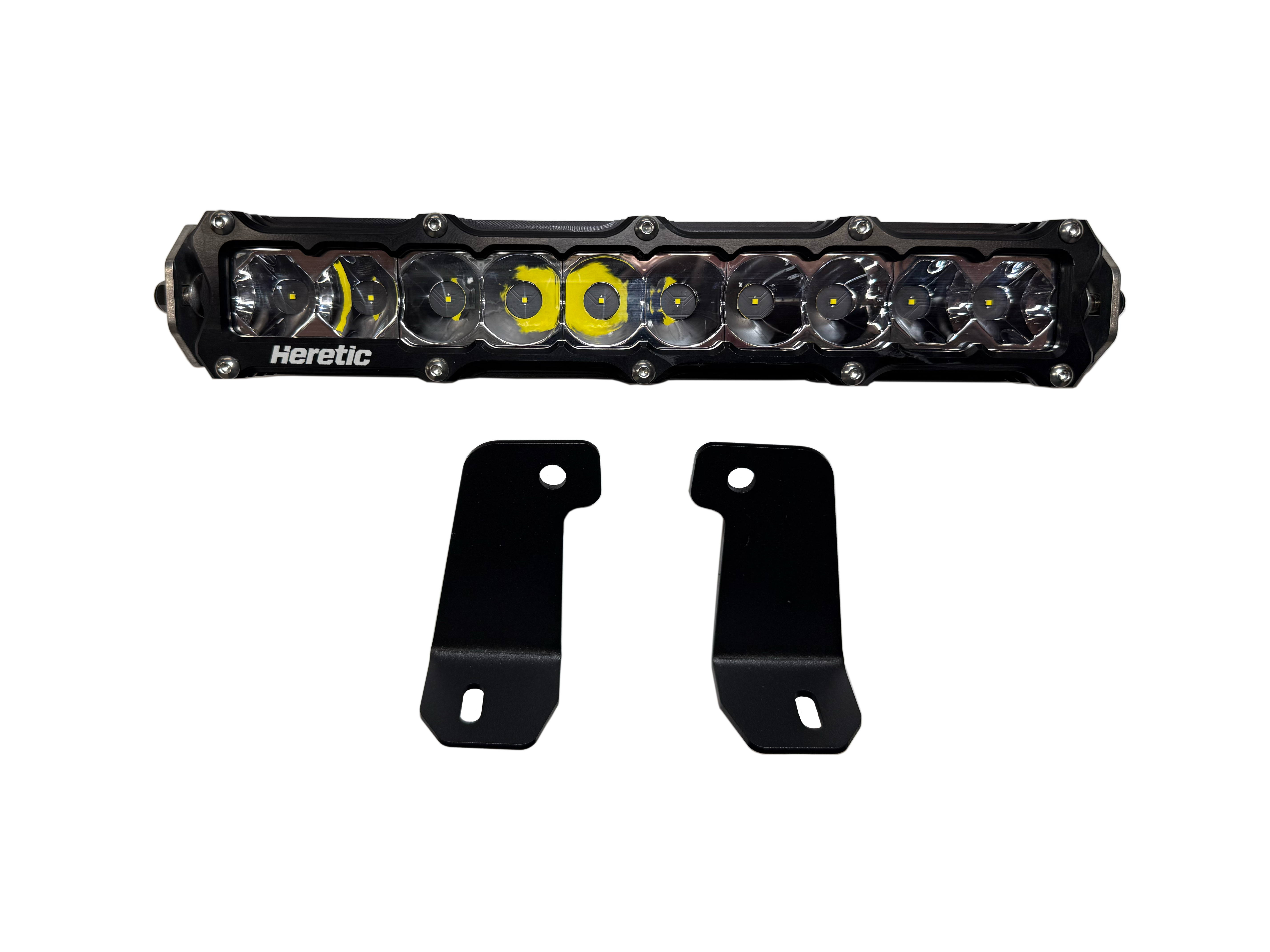 Photo of Polaris Pro R 10" Hood Mount LED Light Bar Kit (2024-2025) by Heretic Studio Dealer Portal - Premium UTV Headlights for UTVs / Side by Sides