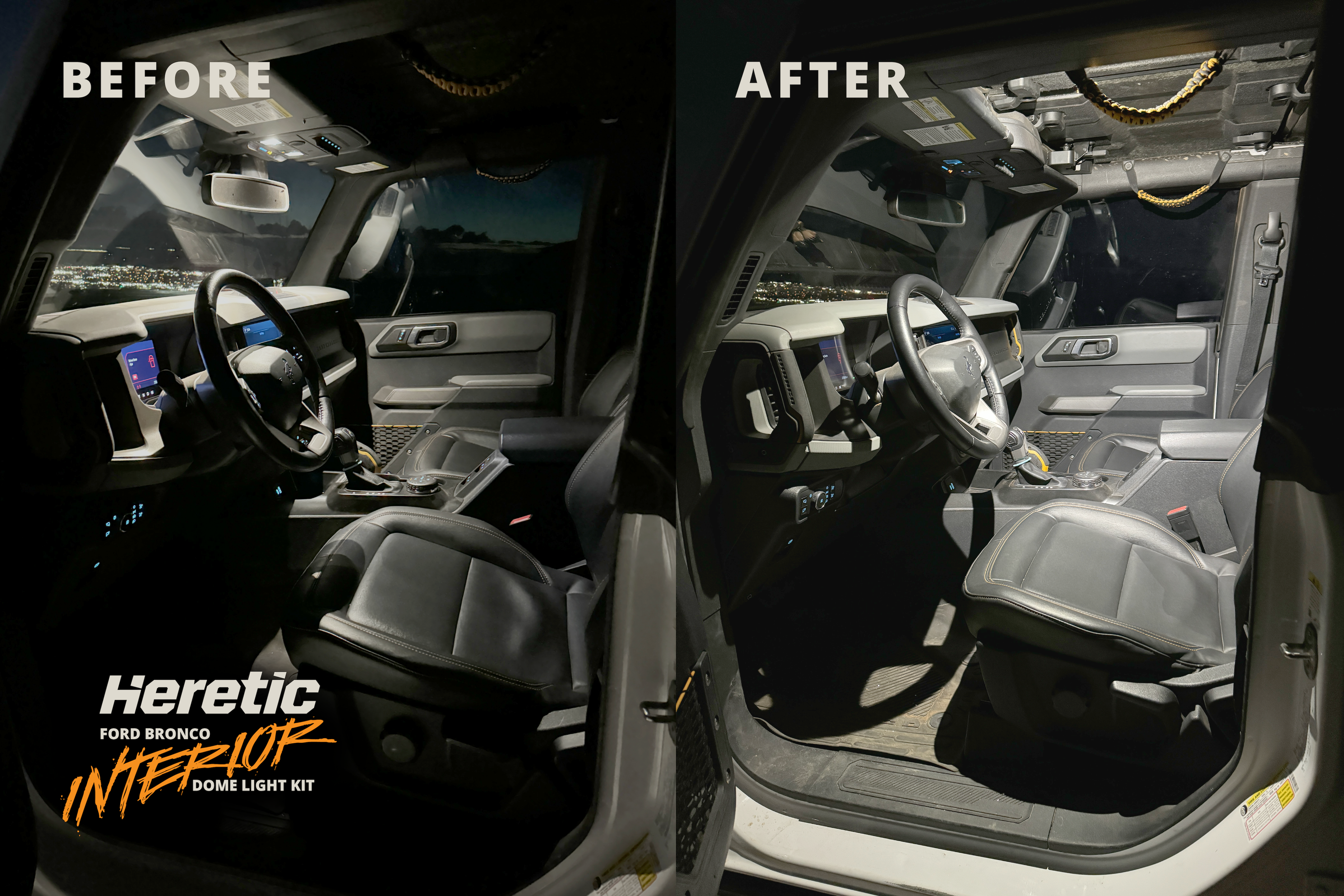 Photo of Ford Bronco Interior Light Kit by Heretic Studio Dealer Portal - Premium for UTVs / Side by Sides