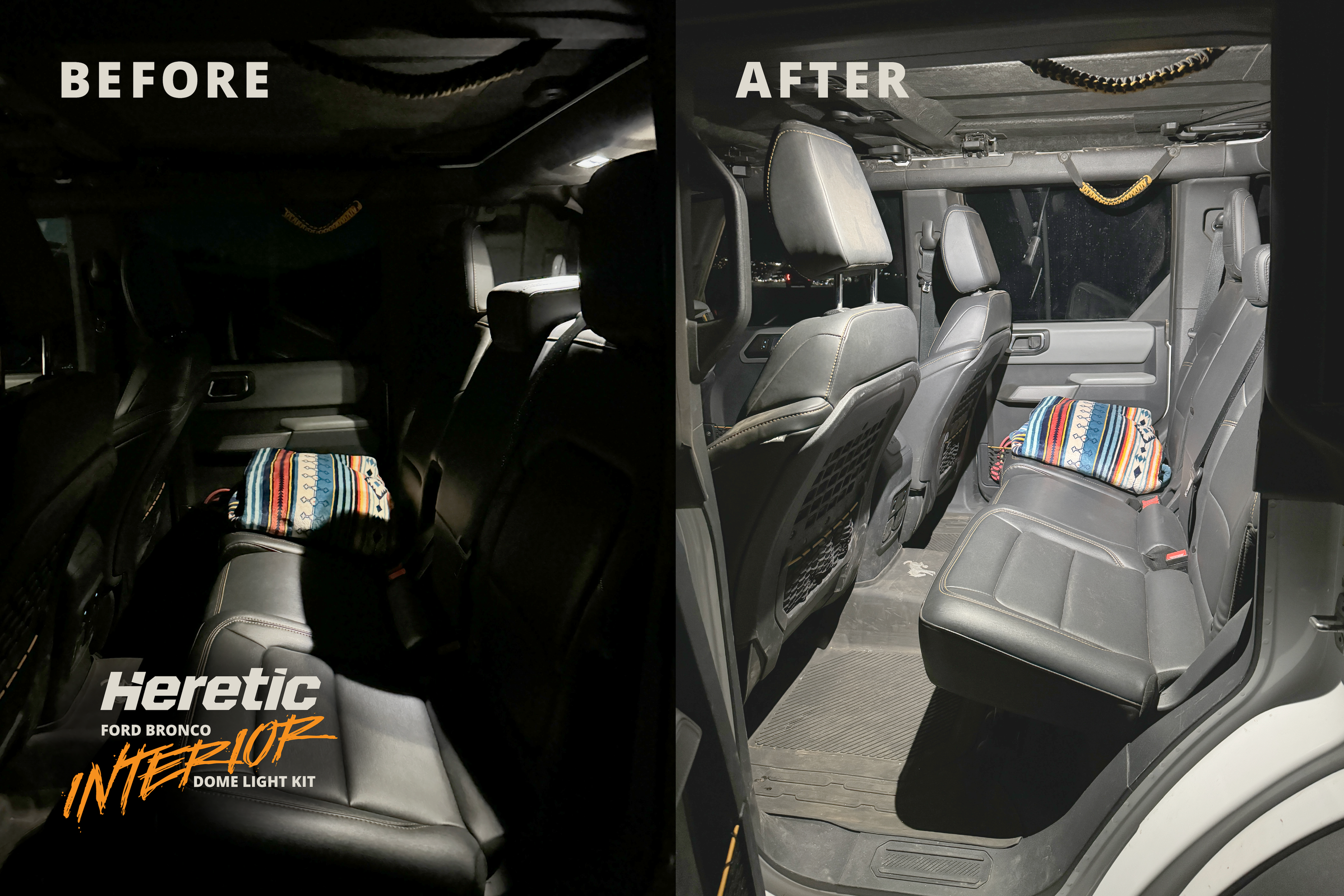 Photo of Ford Bronco Interior Light Kit by Heretic Studio Dealer Portal - Premium for UTVs / Side by Sides