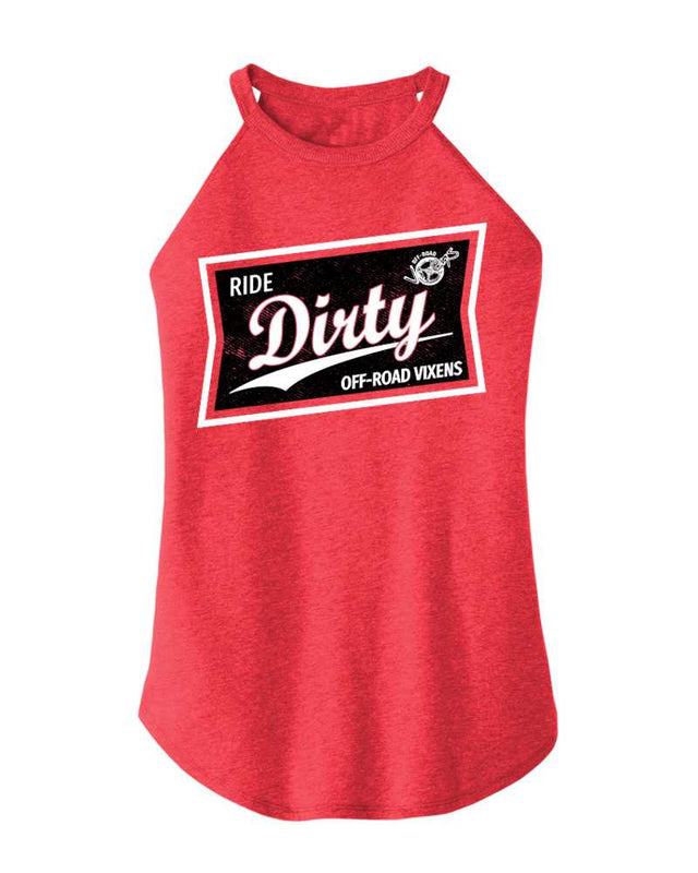 Photo of High Life Tank - Red by OFF-ROAD VIXENS CLOTHING CO. - Premium Apparel & Accessories for UTVs / Side by Sides