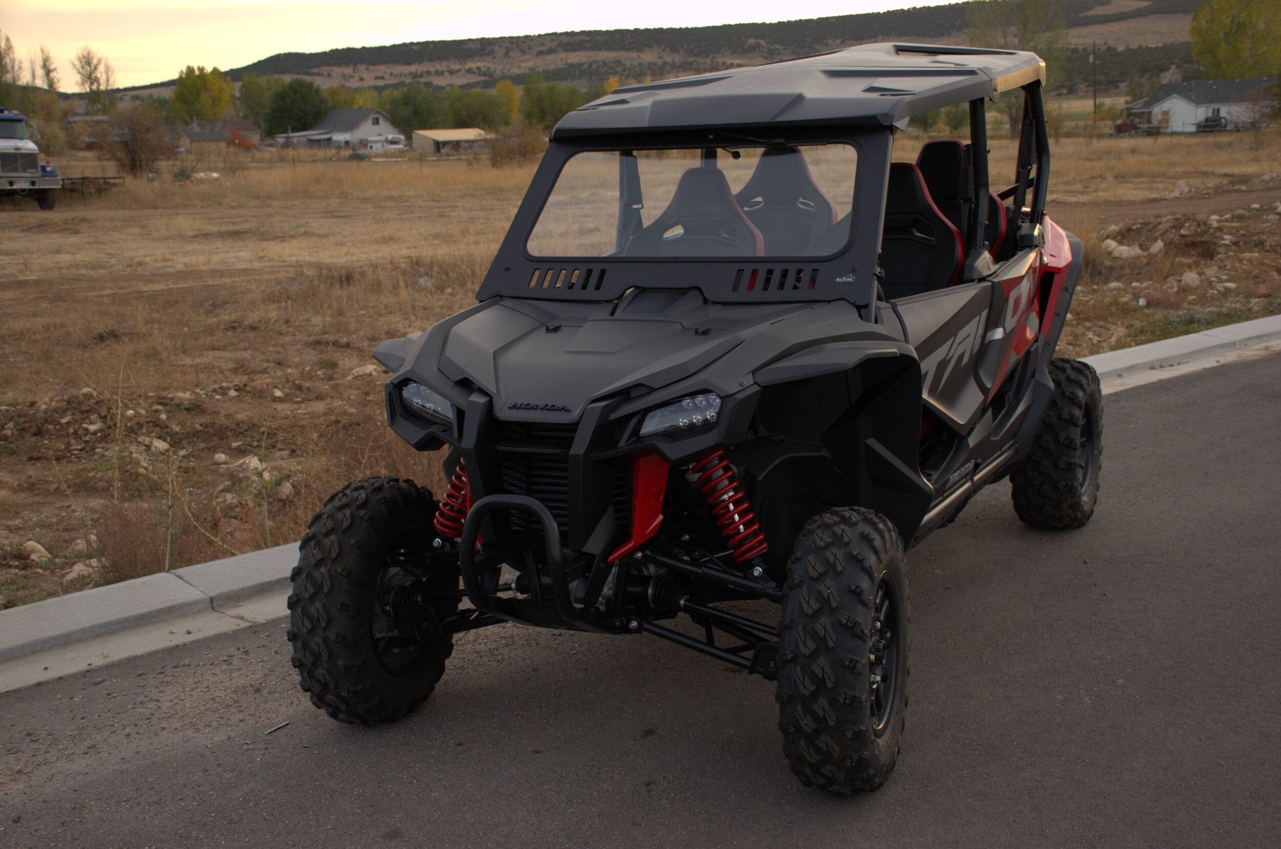Photo of Honda Talon Windshield by Alpha Windshields - Premium for UTVs / Side by Sides