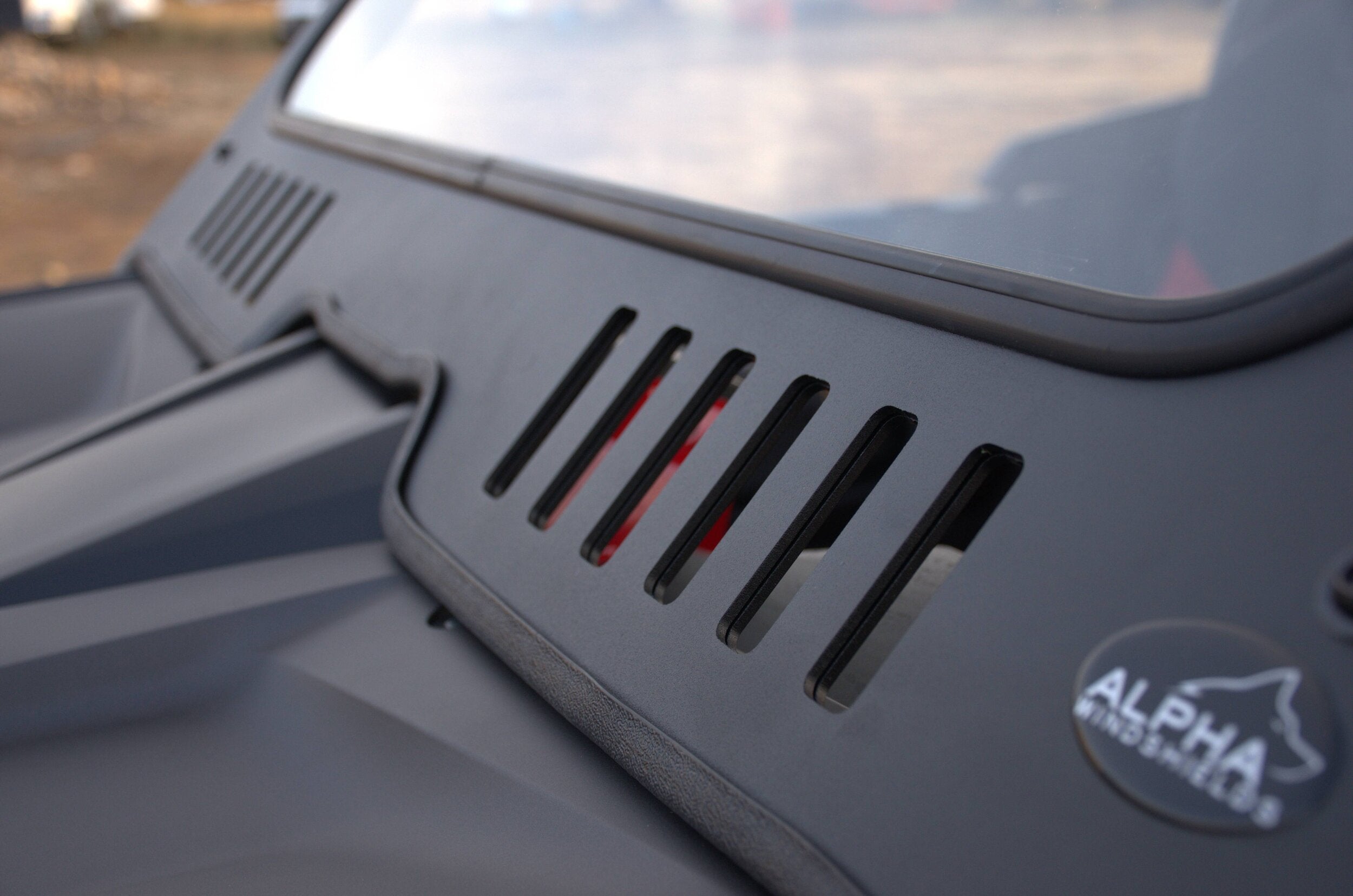Photo of Honda Talon Windshield by Alpha Windshields - Premium for UTVs / Side by Sides