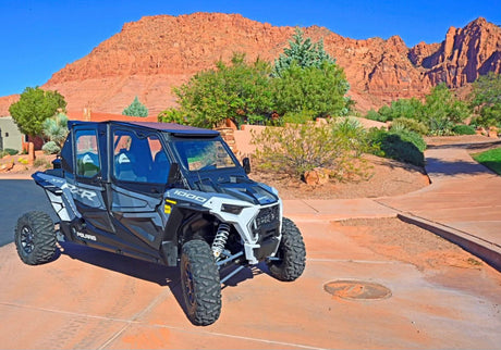 Photo of POLARIS RZR 1000XP/TURBO 4-SEAT Cab Enclosure "THE VAULT" 2014-23 Upper Side Doors & Panels (Patent Pending) by Dirt Warrior Accessories - Premium VAULT for UTVs / Side by Sides