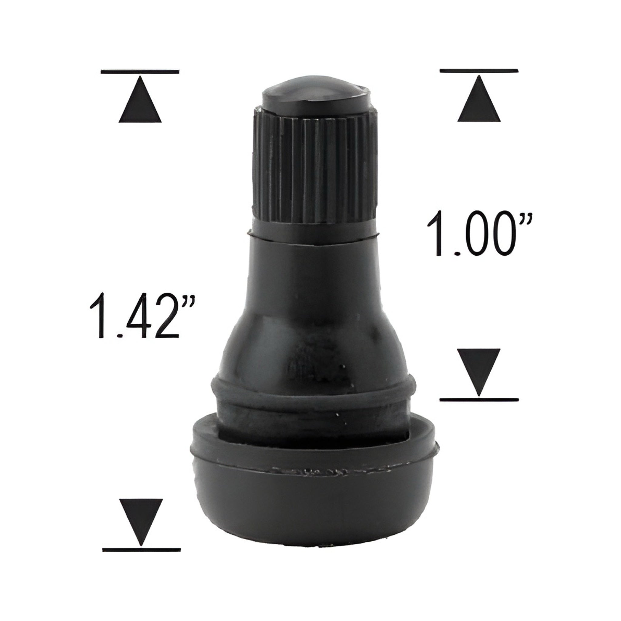 TR412 UTV Tire Short Valve Stem Kit - Easy Install + Durable Rubber (2023)