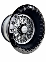 Packard Apollo forged beadlock Midnight Series wheel for Can-Am Maverick R 6x139.7