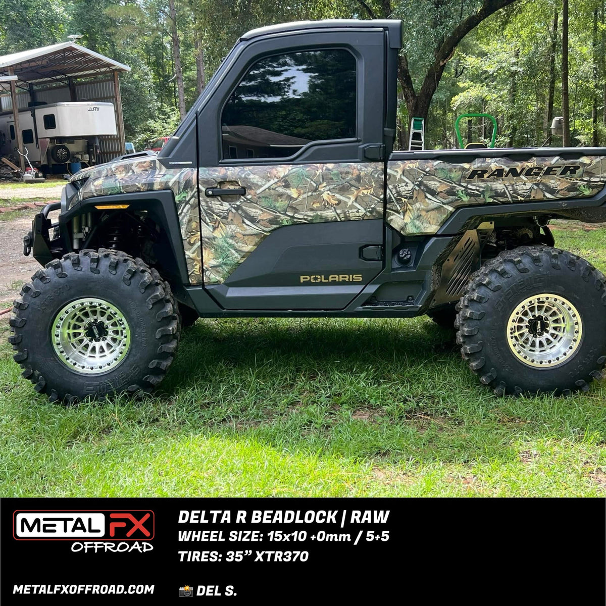 Metal FX Offroad Delta R Beadlock Wheels