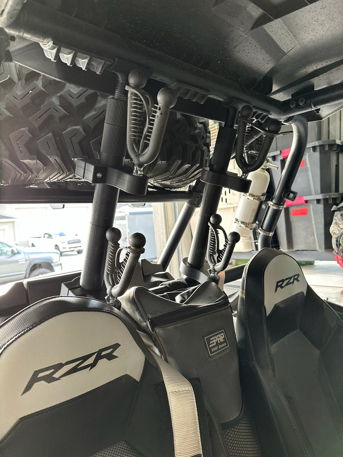 Polaris RZR 1000XP, XP4 & Turbo XP Rear Window Rifle Rack | 2 Place | 2014-2023