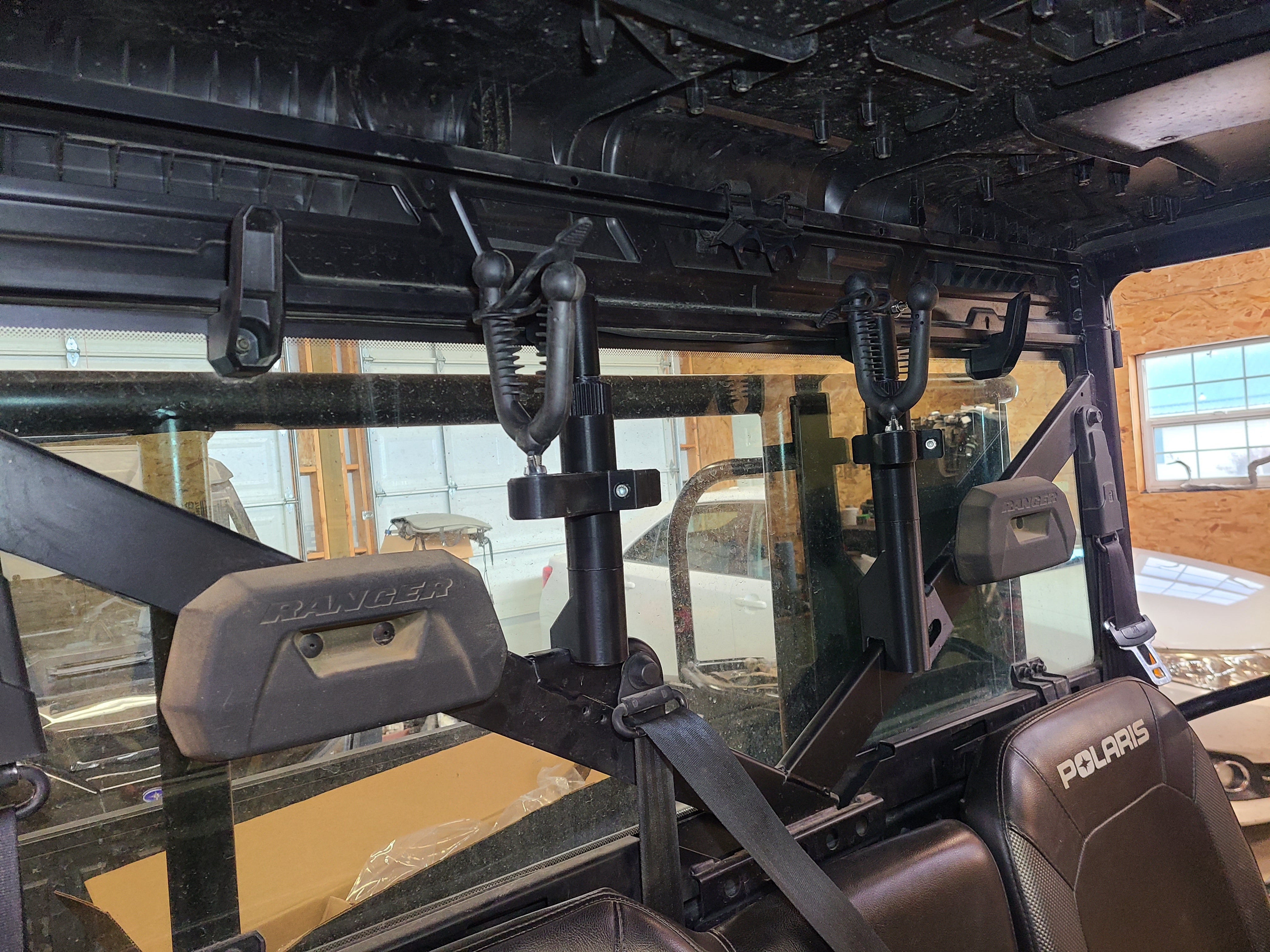 Can Am Defender Mid Cage Rifle Rack | 1, 2, or 3 Place | Qwik Rax