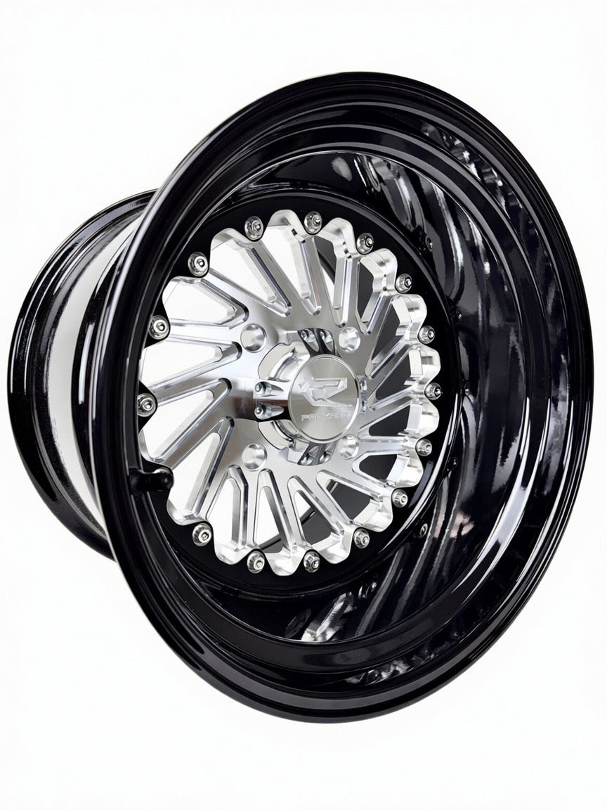 Packard Cyclone FF Forged silver non-beadlock 4x136 wheel