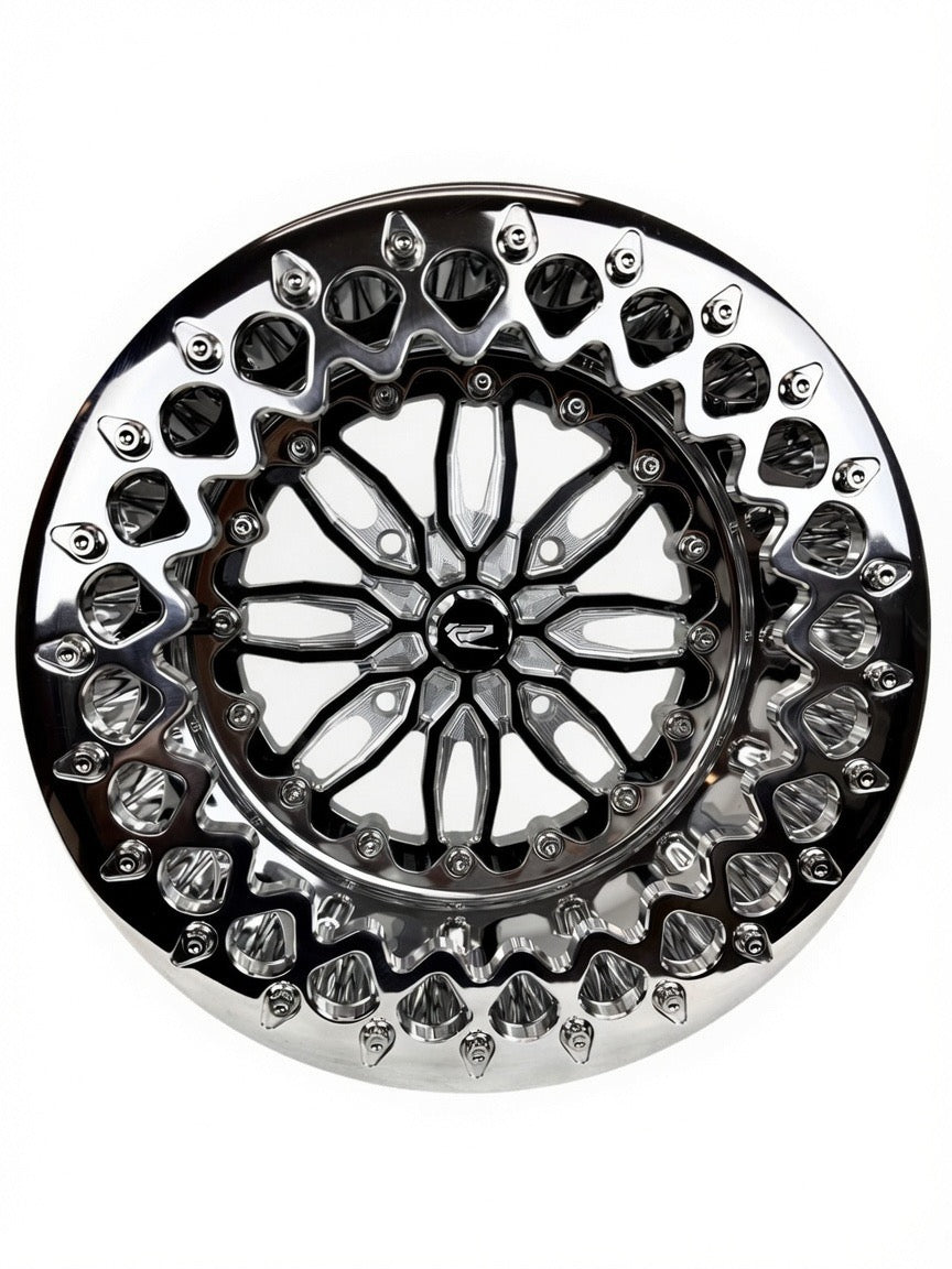 Packard Icon - FF Forged Polished Beadlock - Gloss Black - additional view
