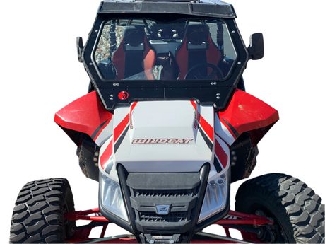 Photo of ARCTIC CAT WILDCAT 1000 FRONT WINDSHIELD 2013-18 by Dirt Warrior Accessories - Premium Windshields for UTVs / Side by Sides
