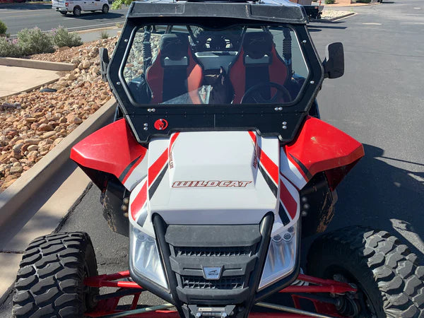 Photo of Arctic Cat Wildcat 1000 Front Glass Windshield (2013-2018) by Dirt Warrior Accessories - Premium Windshields for UTVs / Side by Sides