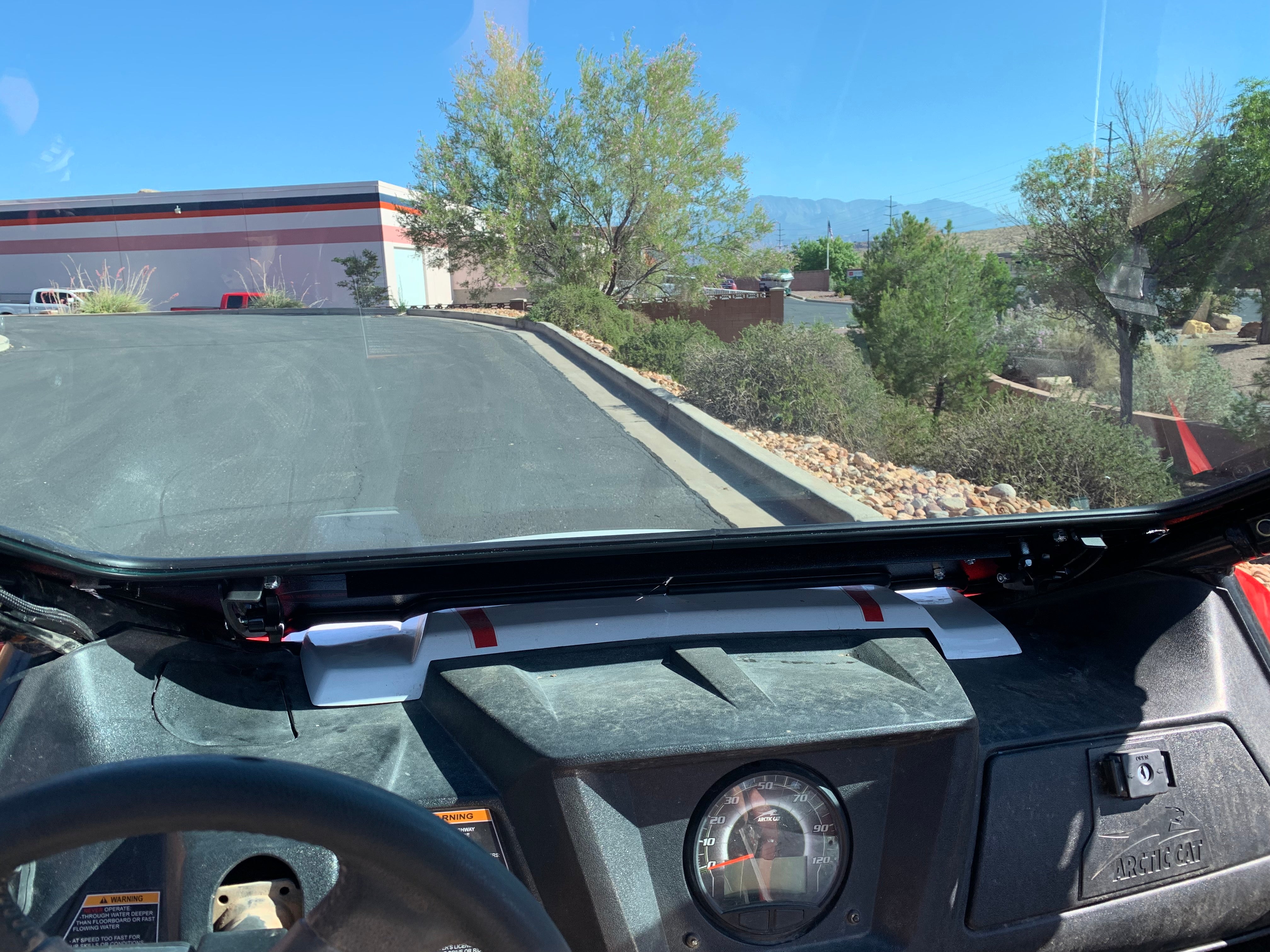 Photo of ARCTIC CAT WILDCAT 1000 FRONT WINDSHIELD 2013-18 by Dirt Warrior Accessories - Premium Windshields for UTVs / Side by Sides