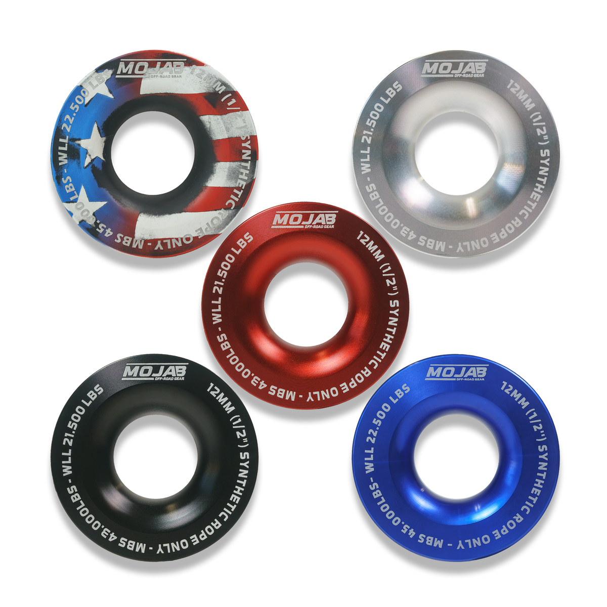 Photo of Snatch ring (diameter 3.8'') (LIFETIME WARRANTY*) by MOJAB OFFROAD - Premium Snatch ring for UTVs / Side by Sides