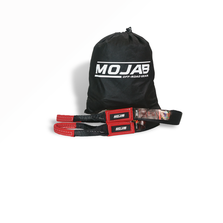 Photo of 2''x4' Short Strap / Winch Strap (Lifetime Warranty) by MOJAB OFFROAD - Premium Tow Strap for UTVs / Side by Sides