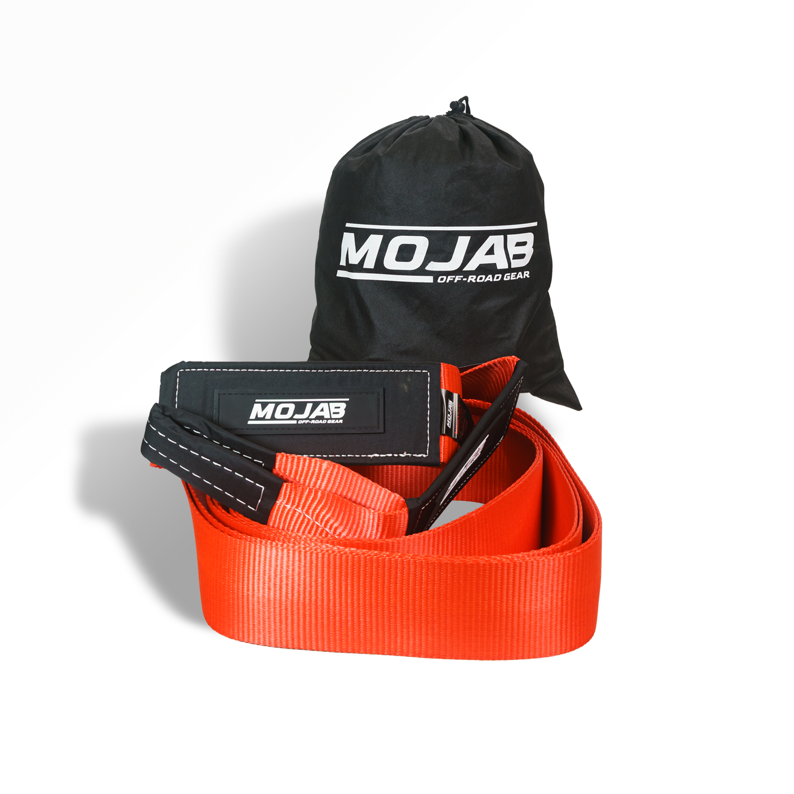 Photo of 4'' x 30' Tow Strap / Winch Strap (Lifetime Warranty) by MOJAB OFFROAD - Premium Tow Strap for UTVs / Side by Sides
