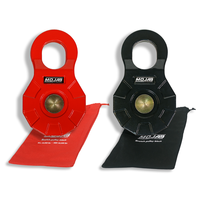 Photo of Snatch Pully Block by MOJAB OFFROAD - Premium Snatch Pulley for UTVs / Side by Sides